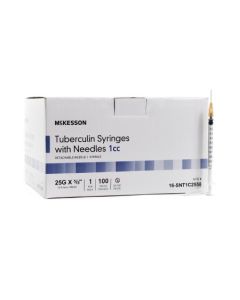 SYRINGE TB 1CC 25X5/8 TW 100/BX