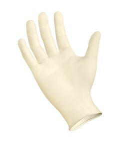 GLOVE LATEX LARGE 100/BX NS PF IMCO