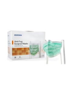 MASK SURG ANTIFOG TIE ASTM LEVEL 1 50/BX