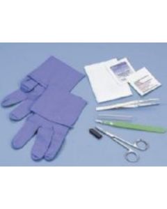 WOUND DEBRIDEMENT TRAY KIT SHARP 50/CS