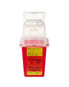 SHARPS 1.5QT PHLEBOTOMY RED NESTING