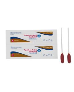 SWABSTICK PVP povidone Iodine 1s  50/BX