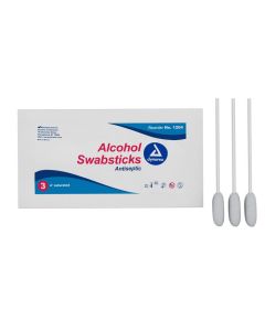 SWABSTICKS ALCOHOL 3s  25/BX NS