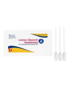 SWABSTICKS LEMON/GLYCERIN 3s  25/BX