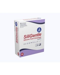 SILIGENTLE SILIC BORDER FOAM DRESSING4X4