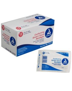 CONFORMING GAUZE 2IN STERILE 12/PK