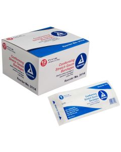 CONFORMING GAUZE 4IN STERILE 12/PK