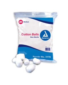 COTTON BALL MEDIUM 2000/BAG