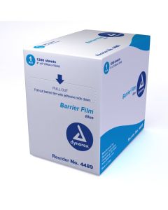 DENTAL BARRIER FILM 4X6 BLUE 1200/BX