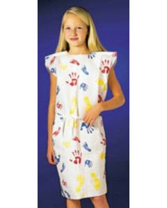 GOWN PEDIATRIC TINY TRACKS 50/CS