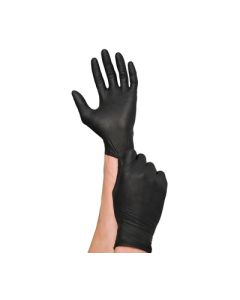 GLOVE NITRILE BLACK LARGE 100/BX