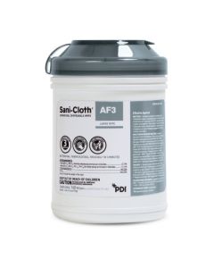 SANI-CLOTH AF3 LG 6x6.75 160/TUB GREY