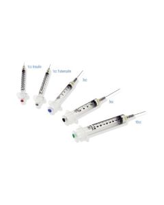 SYRINGE TB 1CC 27Gx1/2 SAFETY 100/BX