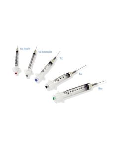 SYRINGE 3CC 21Gx1  100/BX SAFETY