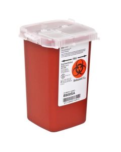 SHARPS 1QT PHLEBOTOMY RED