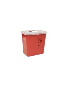 SHARPS 2GL (8QT) RED rotor open lid