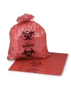 BIOHAZARD LINER RED 8-10gal 24x24 250/CS