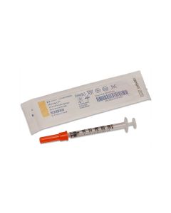 SYRINGE INS 1CC 28Gx1/2 100/BX