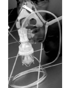 MASK PED NEBULIZER 84in O2